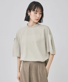 CAST: / キャスト コロン シャツ・ブラウス | バックボタンストライプブラウス