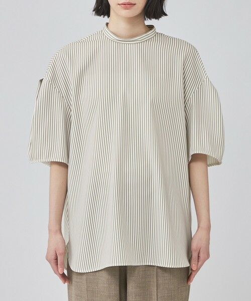 CAST: / キャスト コロン シャツ・ブラウス | バックボタンストライプブラウス | 詳細5