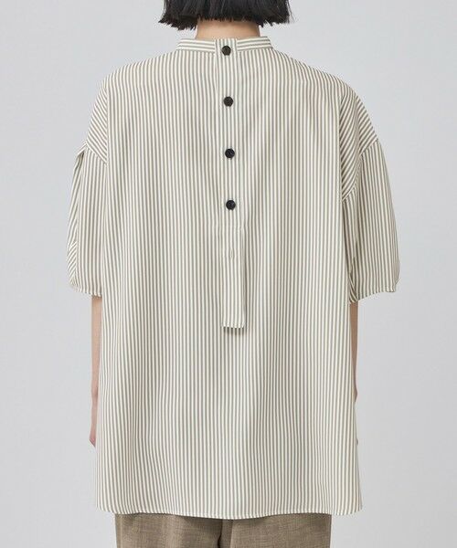 CAST: / キャスト コロン シャツ・ブラウス | バックボタンストライプブラウス | 詳細7