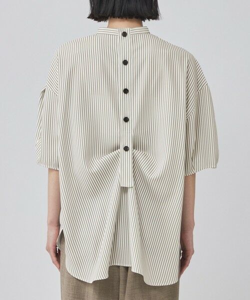 CAST: / キャスト コロン シャツ・ブラウス | バックボタンストライプブラウス | 詳細8