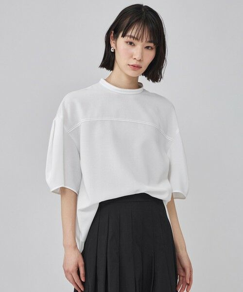 CAST: / キャスト コロン シャツ・ブラウス | バックボタンブラウス（ホワイト）