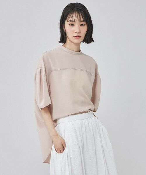 CAST: / キャスト コロン シャツ・ブラウス | バックボタンブラウス（ピンク）