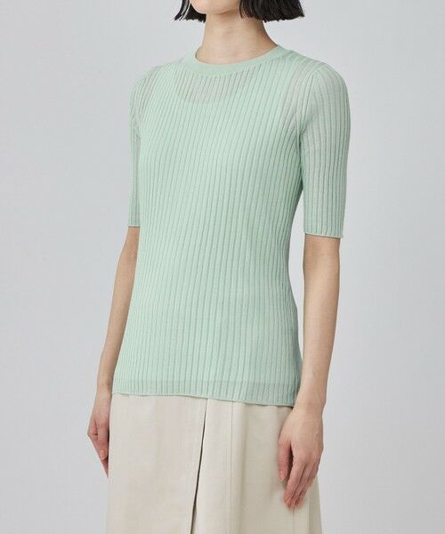 CAST: / キャスト コロン ニット・セーター | ハーフスリーブシアーニット | 詳細4