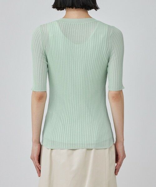 CAST: / キャスト コロン ニット・セーター | ハーフスリーブシアーニット | 詳細5