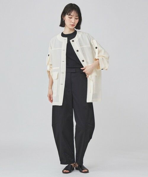 CAST: / キャスト コロン ニット・セーター | ハーフスリーブシアーニット | 詳細1