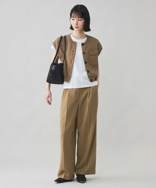 CAST: / キャスト コロン ニット・セーター | 【CAST COLON】クロップドニットジレ | 詳細5