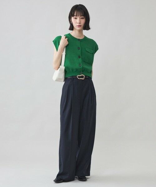 CAST: / キャスト コロン ニット・セーター | 【CAST COLON】クロップドニットジレ | 詳細7