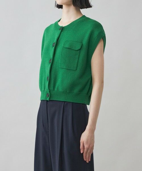 CAST: / キャスト コロン ニット・セーター | 【CAST COLON】クロップドニットジレ | 詳細9