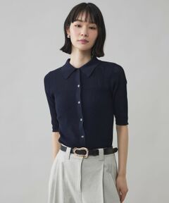 CAST: / キャスト コロン ニット・セーター | 【CAST COLON】コンパクトシアーニットポロ