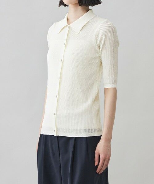 CAST: / キャスト コロン ニット・セーター | 【CAST COLON】コンパクトシアーニットポロ | 詳細7