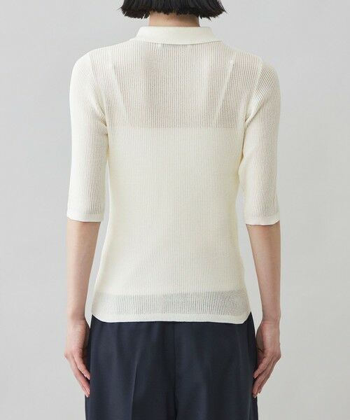 CAST: / キャスト コロン ニット・セーター | 【CAST COLON】コンパクトシアーニットポロ | 詳細8