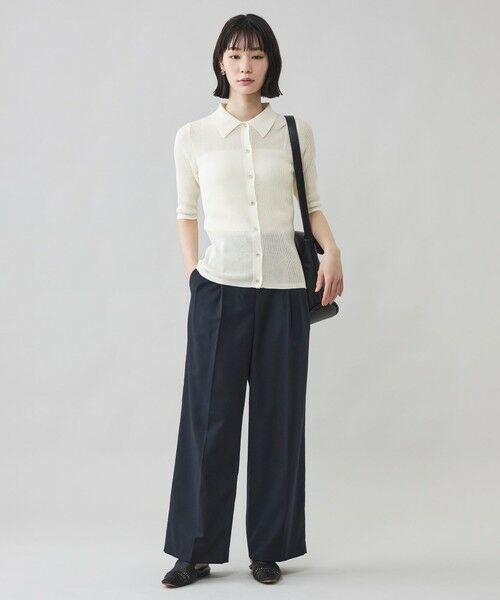 CAST: / キャスト コロン ニット・セーター | 【CAST COLON】コンパクトシアーニットポロ | 詳細2