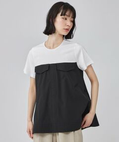 CAST: / キャスト コロン カットソー | ビスチェコンビカットソー