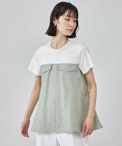 CAST: / キャスト コロン カットソー | ビスチェコンビカットソー