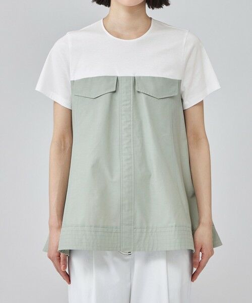 CAST: / キャスト コロン カットソー | ビスチェコンビカットソー | 詳細3