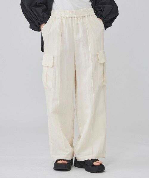 CAST: / キャスト コロン パンツ | イージーカーゴパンツ（オフホワイト）