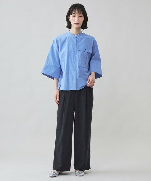 CAST: / キャスト コロン パンツ | 【CAST COLON】ウールメッシュツータックパンツ | 詳細5