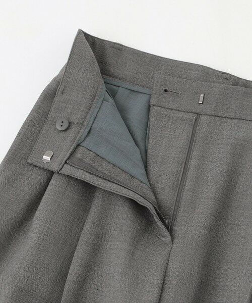 CAST: / キャスト コロン パンツ | 【CAST COLON】ウールメッシュツータックパンツ | 詳細11