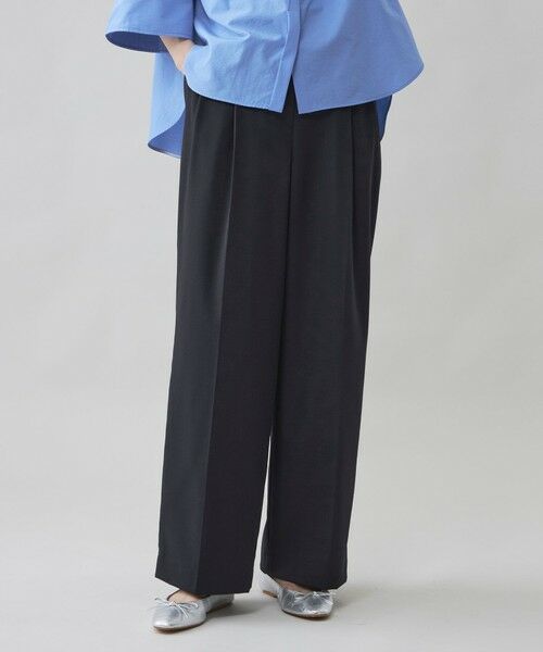 CAST: / キャスト コロン パンツ | 【CAST COLON】ウールメッシュツータックパンツ | 詳細13