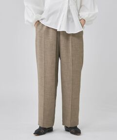 CAST: / キャスト コロン パンツ | リネンライクタックフォルムパンツ