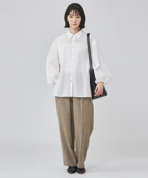 CAST: / キャスト コロン パンツ | リネンライクタックフォルムパンツ | 詳細4