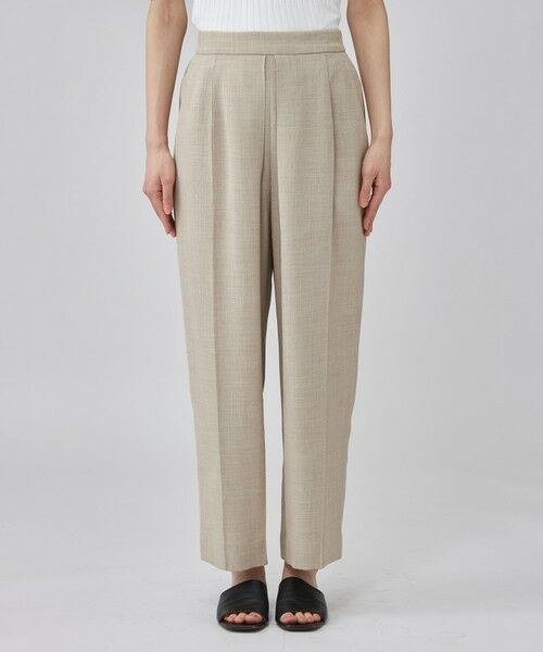 CAST: / キャスト コロン パンツ | リネンライクタックフォルムパンツ | 詳細5