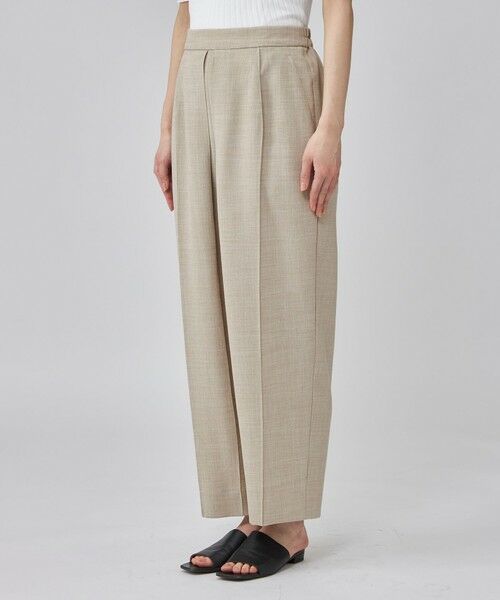 CAST: / キャスト コロン パンツ | リネンライクタックフォルムパンツ | 詳細6