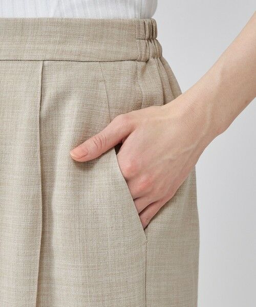 CAST: / キャスト コロン パンツ | リネンライクタックフォルムパンツ | 詳細8