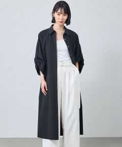 CAST: / キャスト コロン ロング・マキシ丈ワンピース | 【早割10％OFFキャンペーン】ロールアップシャツワンピース