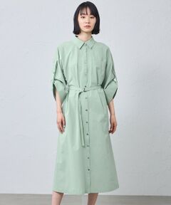 CAST: / キャスト コロン ロング・マキシ丈ワンピース | 【早割10％OFFキャンペーン】ロールアップシャツワンピース