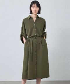 CAST: / キャスト コロン ロング・マキシ丈ワンピース | 【早割10％OFFキャンペーン】ロールアップシャツワンピース