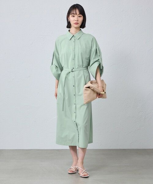 CAST: / キャスト コロン ロング・マキシ丈ワンピース | 【早割10％OFFキャンペーン】ロールアップシャツワンピース | 詳細3