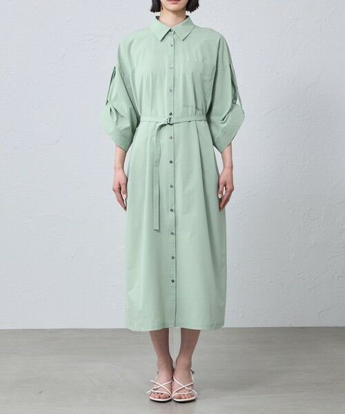 CAST: / キャスト コロン ロング・マキシ丈ワンピース | 【早割10％OFFキャンペーン】ロールアップシャツワンピース | 詳細5