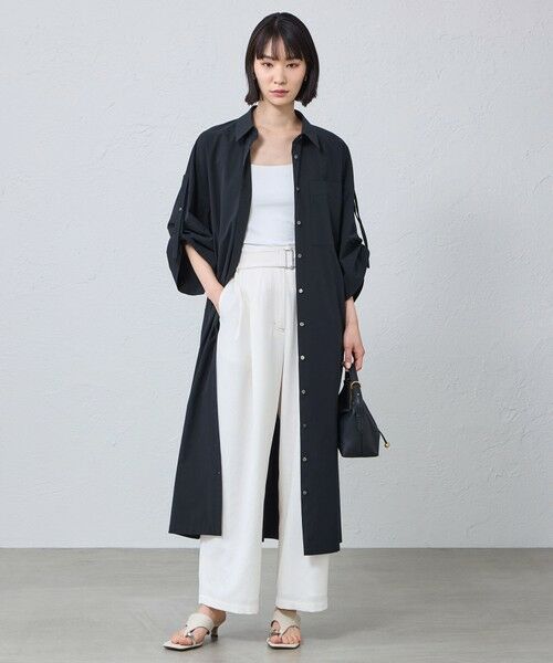 CAST: / キャスト コロン ロング・マキシ丈ワンピース | 【早割10％OFFキャンペーン】ロールアップシャツワンピース | 詳細1