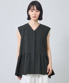 CAST: / キャスト コロン シャツ・ブラウス | ギャザージレトップス