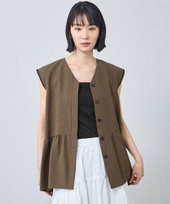 CAST: / キャスト コロン シャツ・ブラウス | ギャザージレトップス