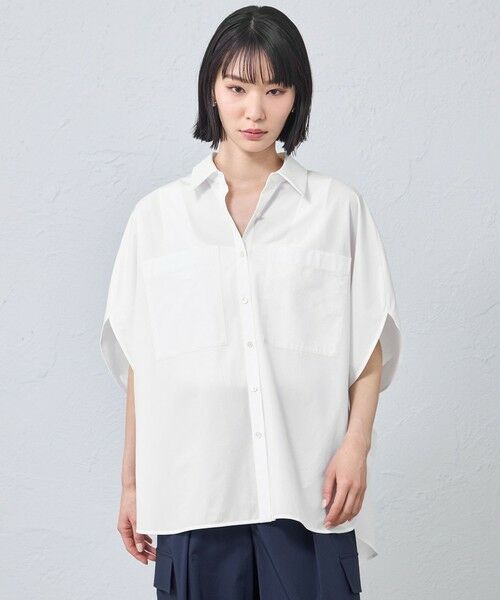 CAST: / キャスト コロン シャツ・ブラウス | 【早割10％OFFキャンペーン】ラウンドフォルムブラウス（ホワイト）