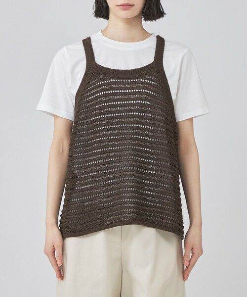 CAST: / キャスト コロン ニット・セーター | ギマニットキャミソール＆カットソー | 詳細4