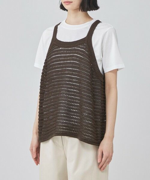 CAST: / キャスト コロン ニット・セーター | ギマニットキャミソール＆カットソー | 詳細5