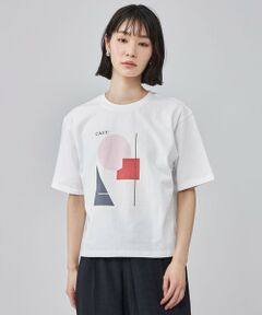 CAST: / キャスト コロン カットソー | ジオメトリックプリントTシャツ