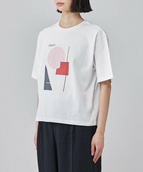 CAST: / キャスト コロン カットソー | ジオメトリックプリントTシャツ | 詳細3