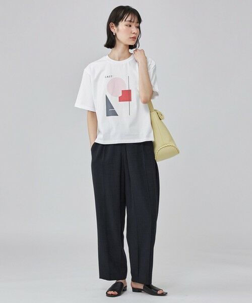 CAST: / キャスト コロン カットソー | ジオメトリックプリントTシャツ | 詳細1