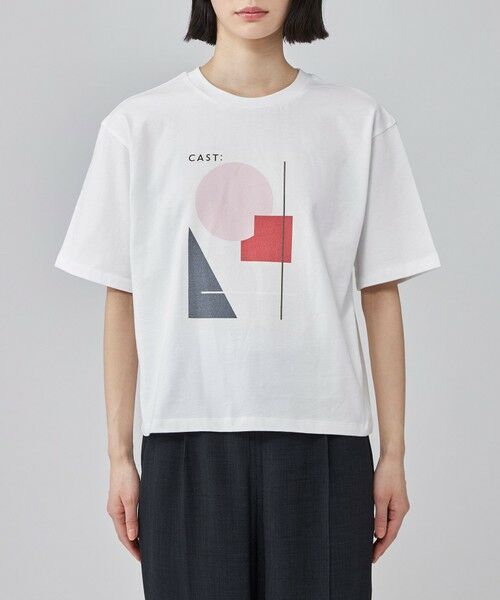 CAST: / キャスト コロン カットソー | ジオメトリックプリントTシャツ | 詳細2