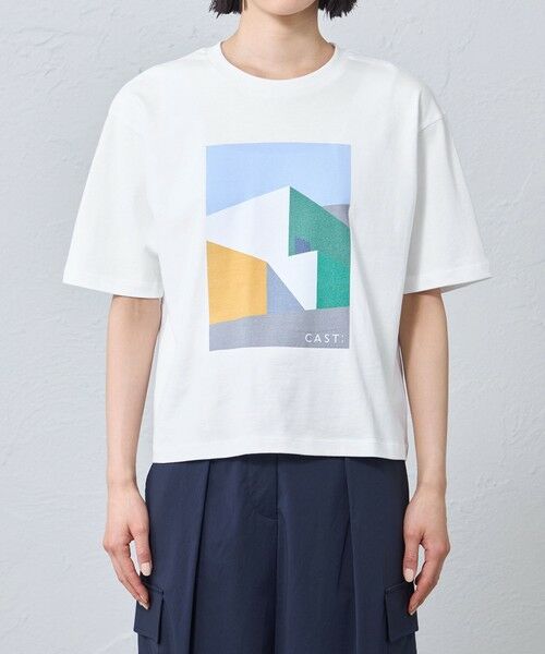 CAST: / キャスト コロン カットソー | ジオメトリックプリントTシャツ | 詳細3