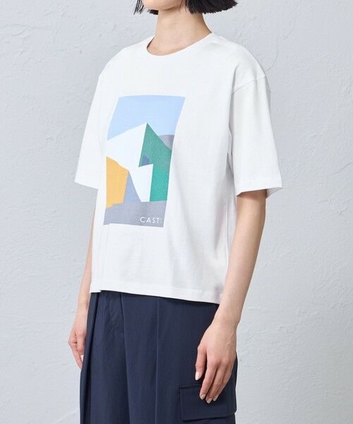 CAST: / キャスト コロン カットソー | ジオメトリックプリントTシャツ | 詳細4