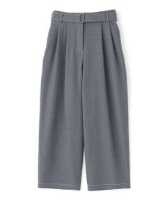 CAST: / キャスト コロン パンツ | ツータックフォルムベルトパンツ