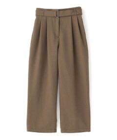 CAST: / キャスト コロン パンツ | ツータックフォルムベルトパンツ