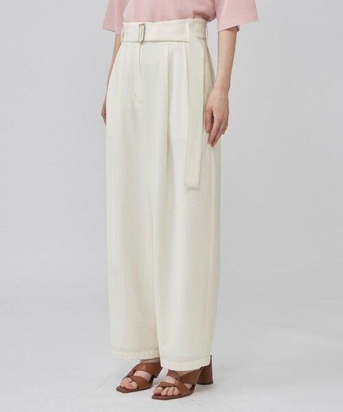 CAST: / キャスト コロン パンツ | ツータックフォルムベルトパンツ | 詳細3