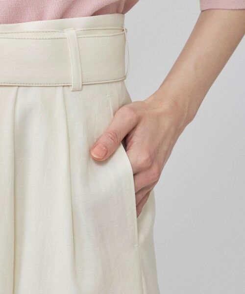 CAST: / キャスト コロン パンツ | ツータックフォルムベルトパンツ | 詳細5