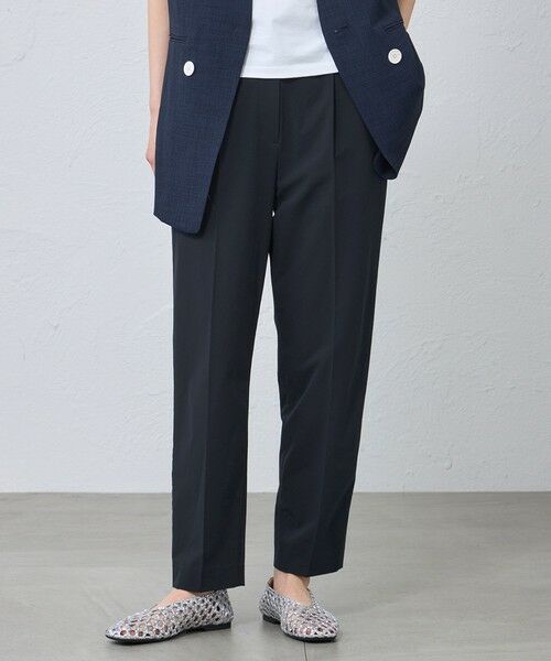 CAST: / キャスト コロン パンツ | 【早割10%OFFキャンペーン】テーパードタックイージーパンツ(ネイビー)